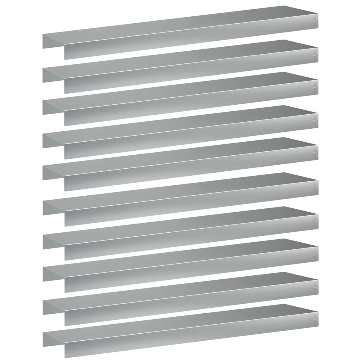 vidaXL Profil nakładkowy ogrodowy 10 szt. 100 x 20 x 5 cm