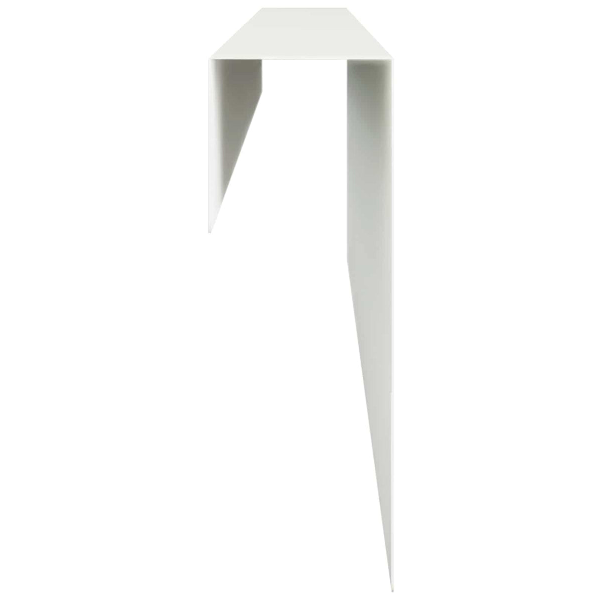 vidaXL Profil nakładkowy ogrodowy 10 szt. 100 x 5 x 15 cm Stal Biały