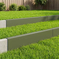 vidaXL Profil nakładkowy ogrodowy 10 szt. 100 x 5 x 15 cm Stal
