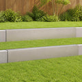 vidaXL Profil nakładkowy ogrodowy 2 szt. 100 x 5 x 15 cm
