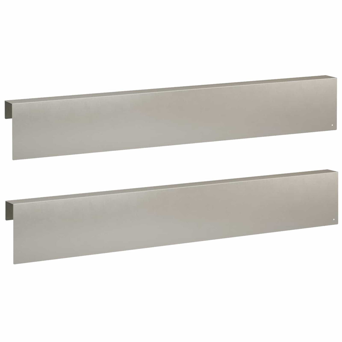 vidaXL Profil nakładkowy ogrodowy 2 szt. 100 x 5 x 15 cm