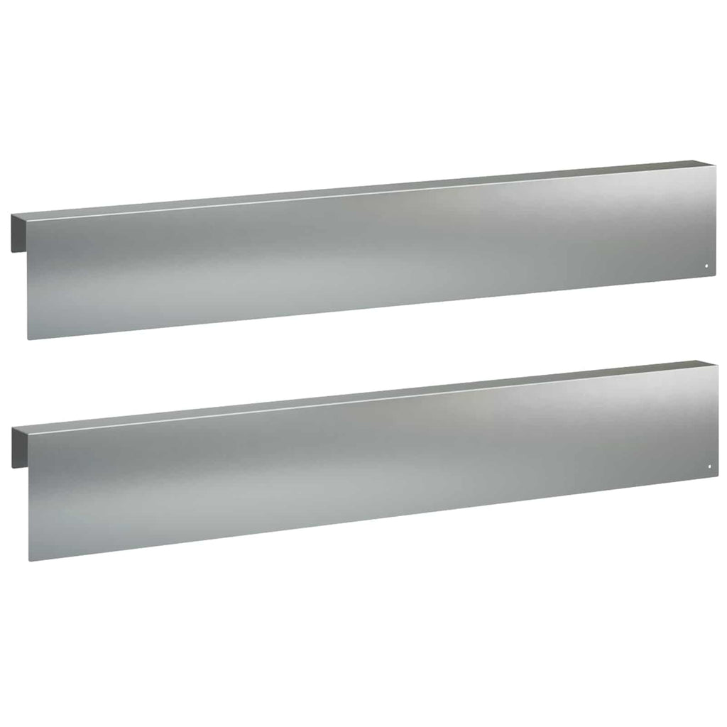 vidaXL Profil nakładkowy ogrodowy 2 szt. 100 x 5 x 15 cm