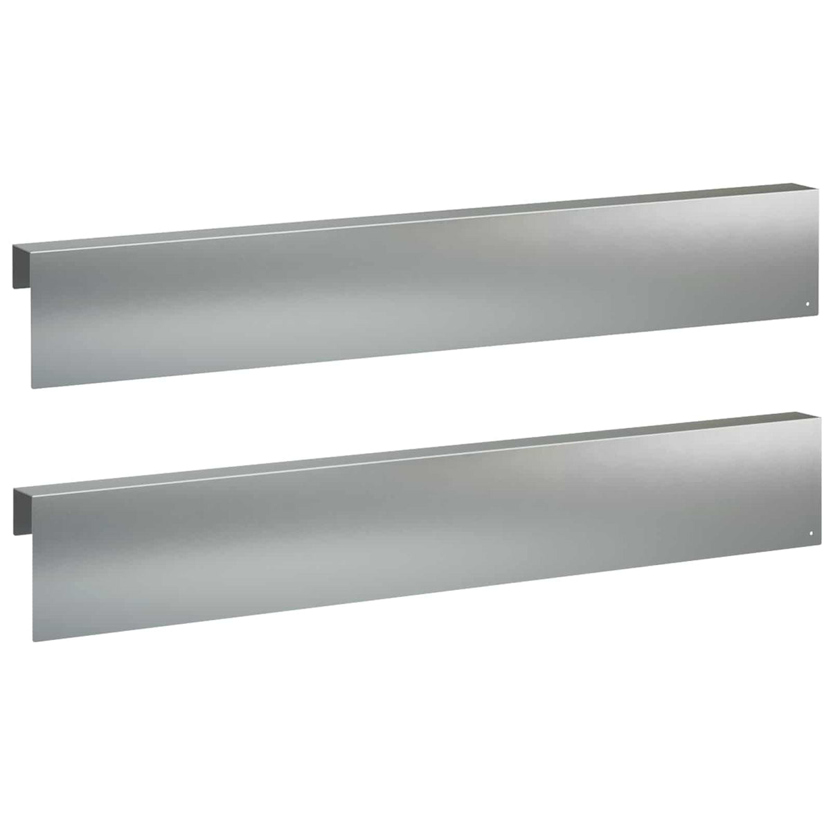 vidaXL Profil nakładkowy ogrodowy 2 szt. 100 x 5 x 15 cm