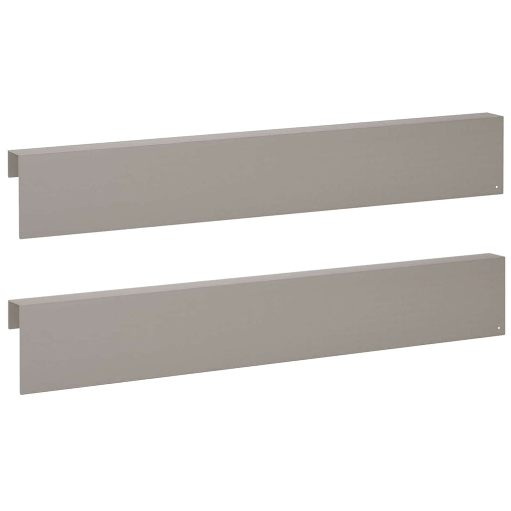 vidaXL Profil nakładkowy ogrodowy 2 szt. 100 x 5 x 15 cm