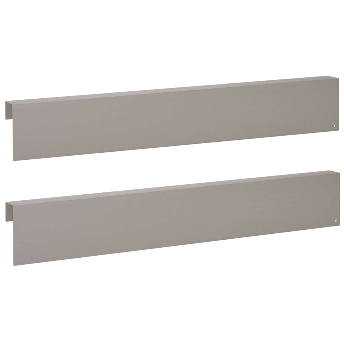 vidaXL Profil nakładkowy ogrodowy 2 szt. 100 x 5 x 15 cm