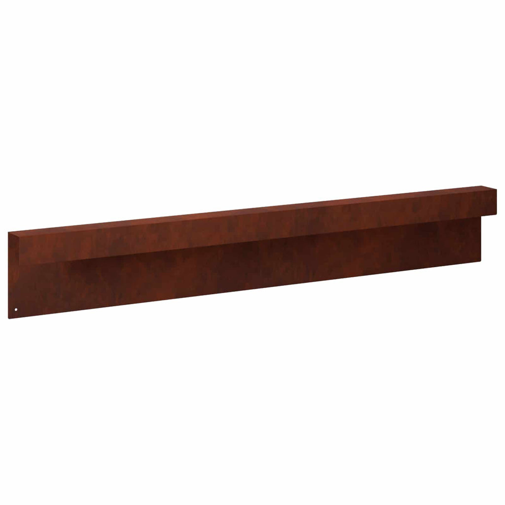 vidaXL Profil nakładkowy ogrodowy 2 szt. 100 x 5 x 15 cm
