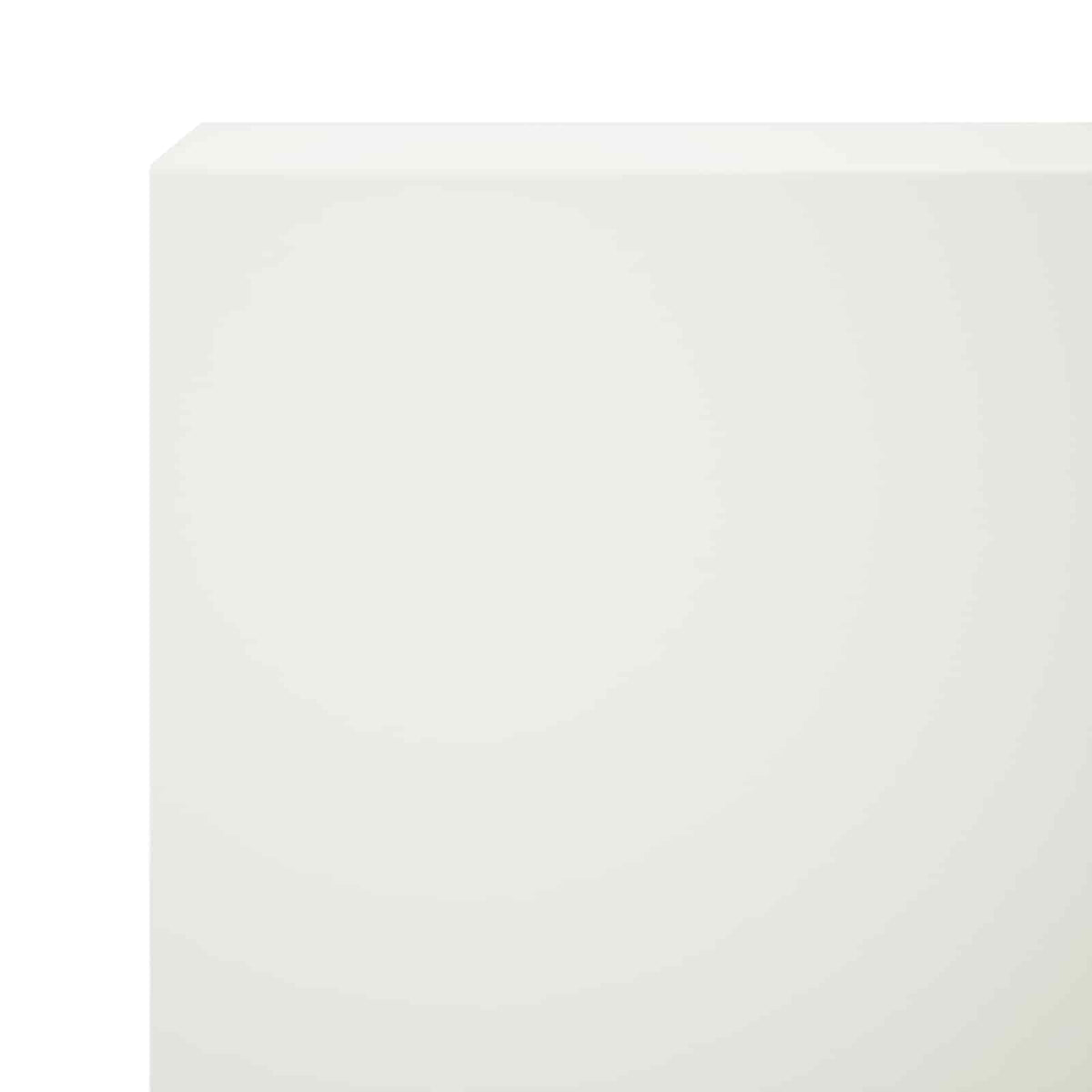 vidaXL Profil nakładkowy ogrodowy 2 szt. 100 x 6 x 15 cm Stal Biały