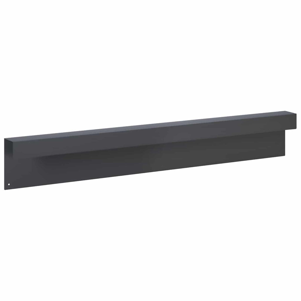 vidaXL Profil nakładkowy ogrodowy 2 szt. 100 x 6 x 15 cm Stal