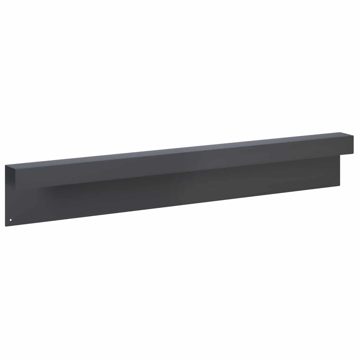 vidaXL Profil nakładkowy ogrodowy 2 szt. 100 x 6 x 15 cm Stal