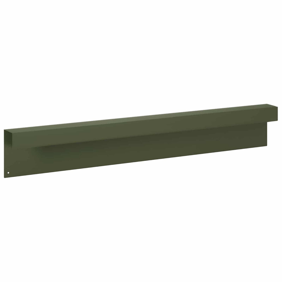 vidaXL Profil nakładkowy ogrodowy 2 szt. 100 x 6 x 15 cm Stal