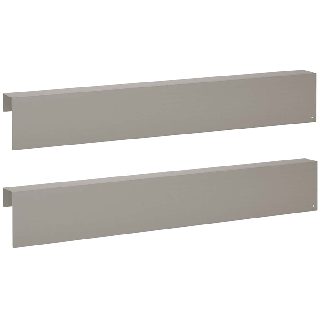 vidaXL Profil nakładkowy ogrodowy 2 szt. 100 x 6 x 15 cm