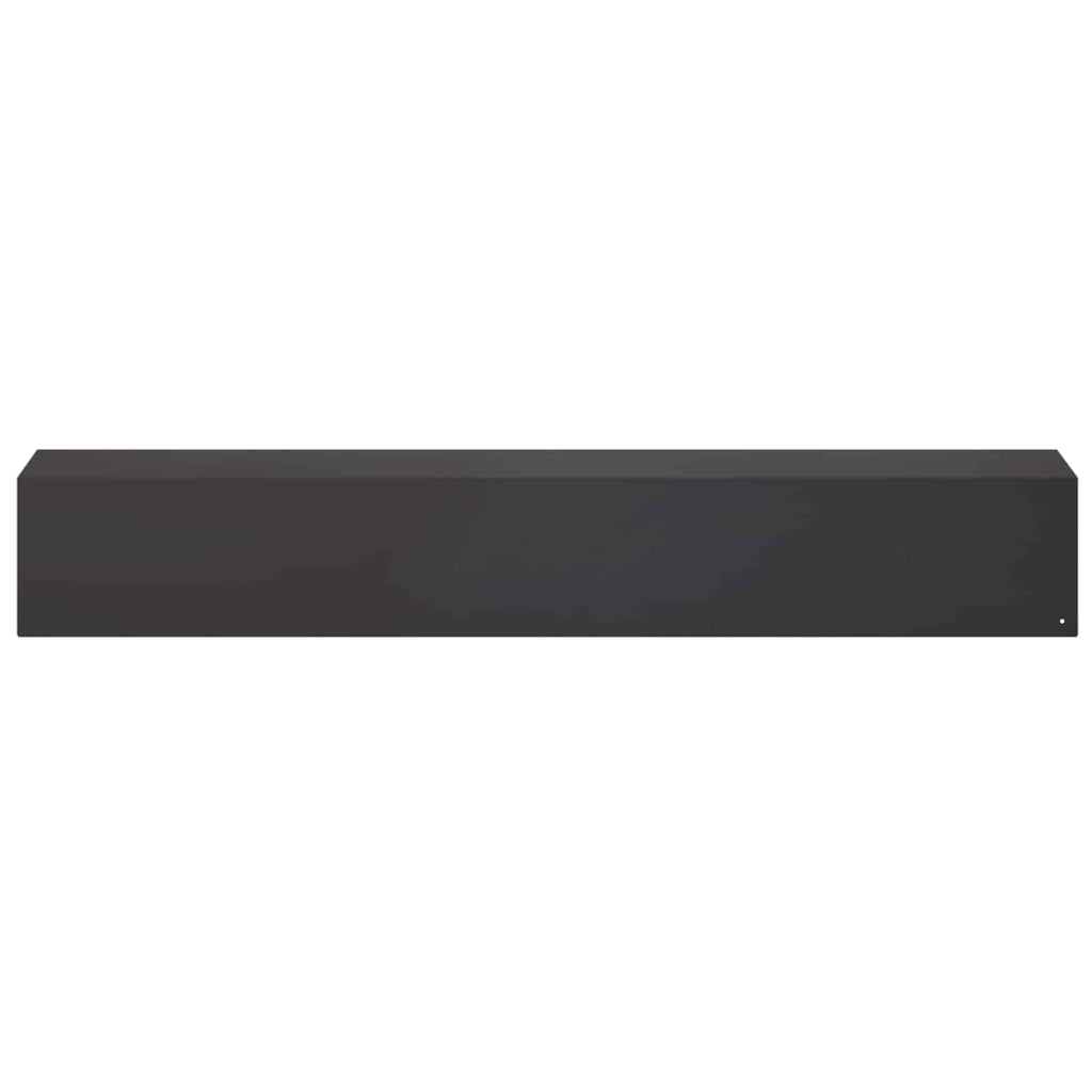 vidaXL Profil nakładkowy ogrodowy 10 szt. 100 x 15 x 15 cm Stal Czarny