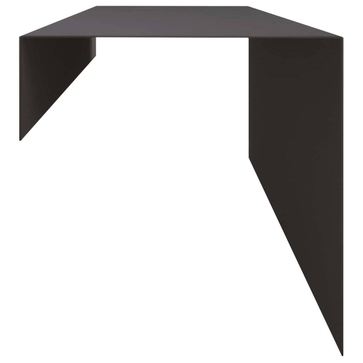 vidaXL Profil nakładkowy ogrodowy 10 szt. 100 x 15 x 15 cm Stal Czarny