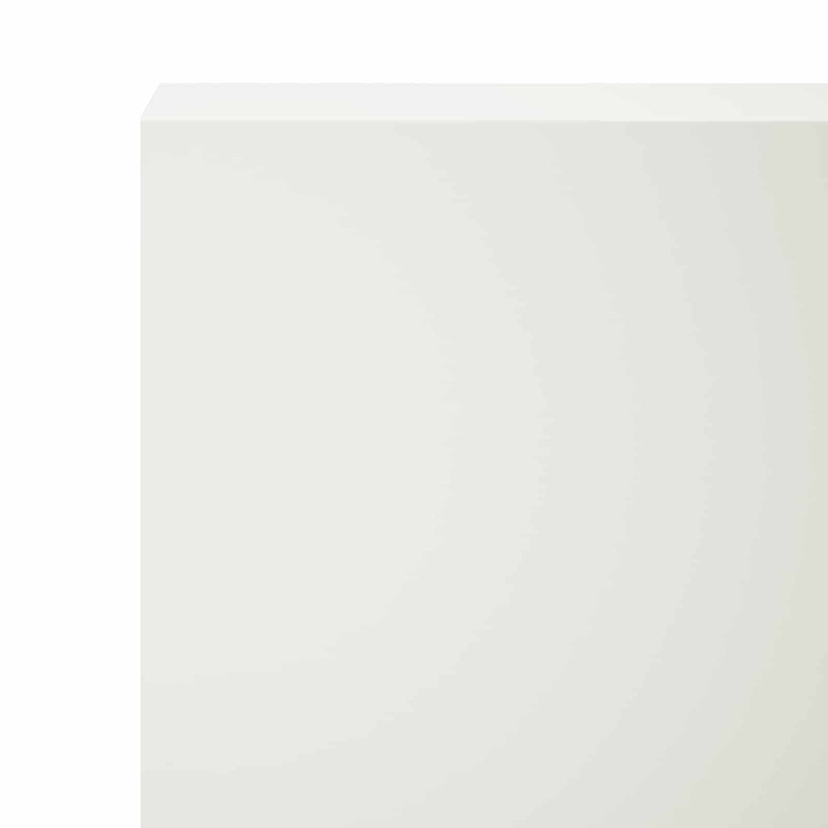 vidaXL Profil nakładkowy ogrodowy 2 szt. 100 x 15 x 15 cm Stal Biały