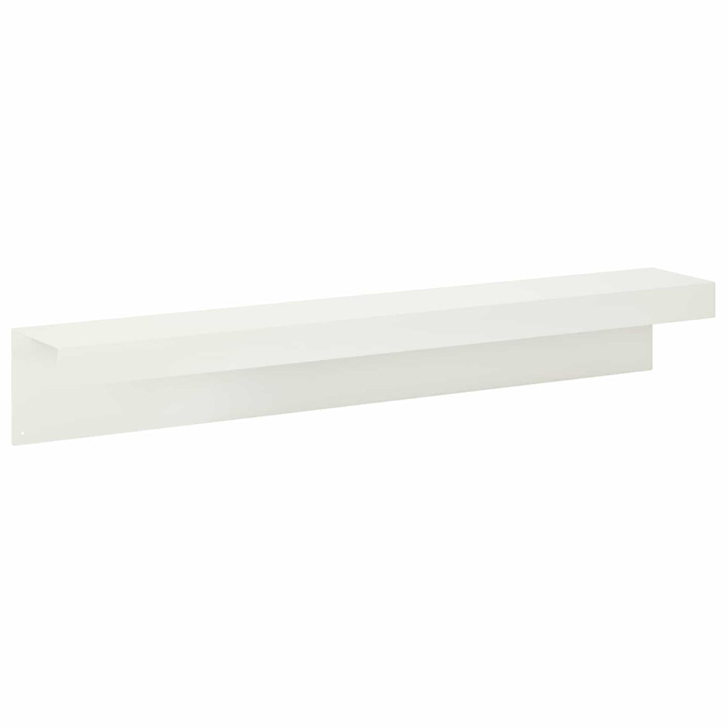 vidaXL Profil nakładkowy ogrodowy 2 szt. 100 x 15 x 15 cm Stal Biały