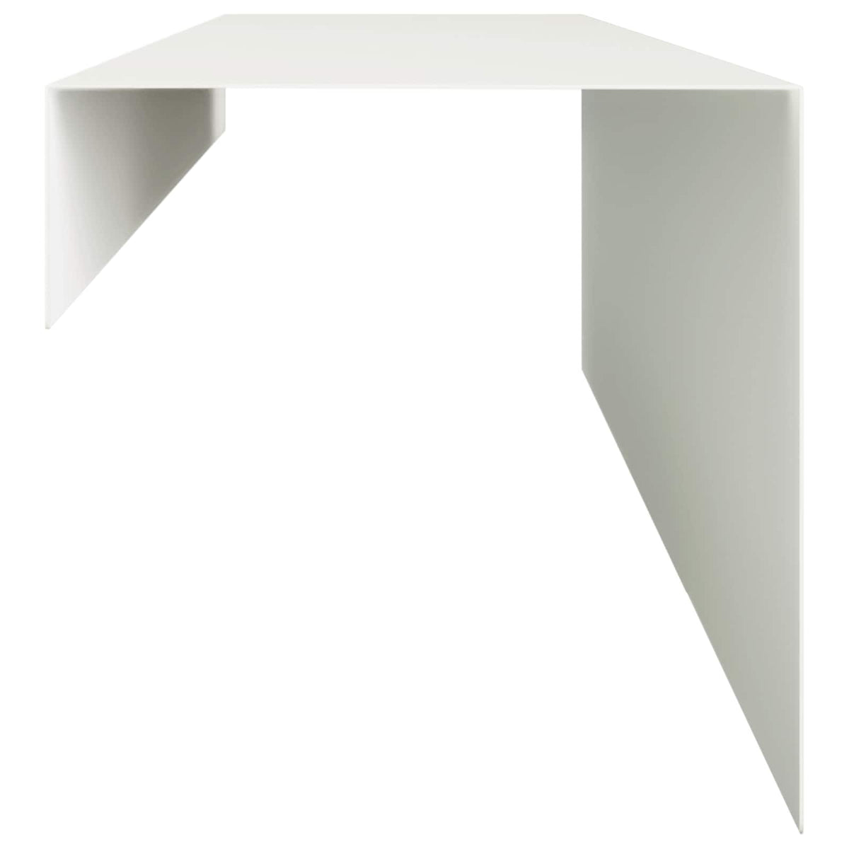 vidaXL Profil nakładkowy ogrodowy 2 szt. 100 x 15 x 15 cm Stal Biały