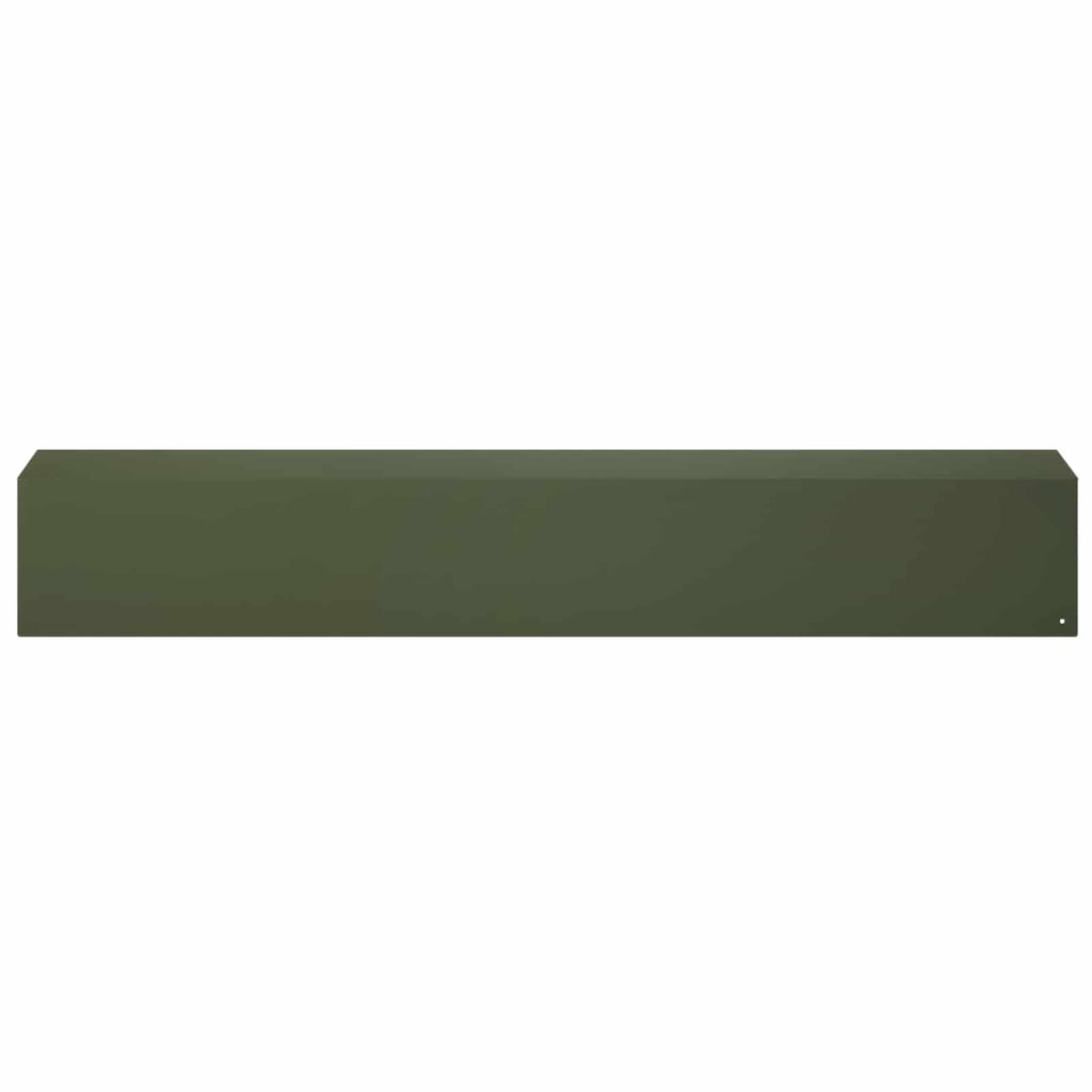 vidaXL Profil nakładkowy ogrodowy 10 szt. 100 x 15 x 15 cm Stal