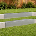 vidaXL Profil nakładkowy ogrodowy 2 szt. 100 x 15 x 15 cm