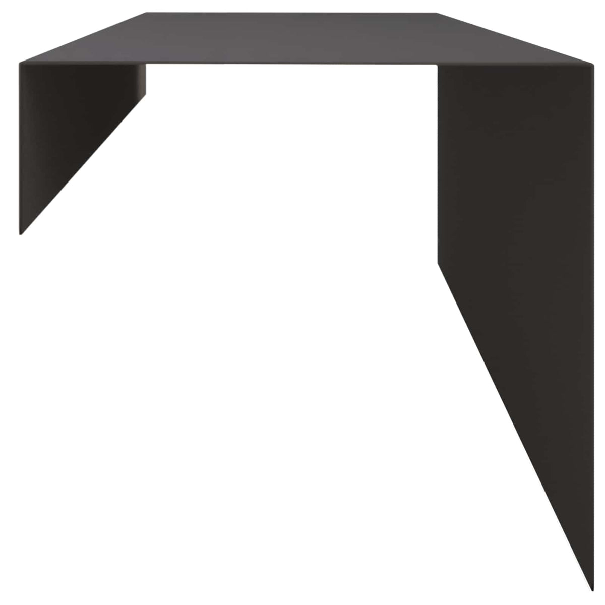 vidaXL Profil nakładkowy ogrodowy 2 szt. 100 x 20 x 15 cm Stal Czarny