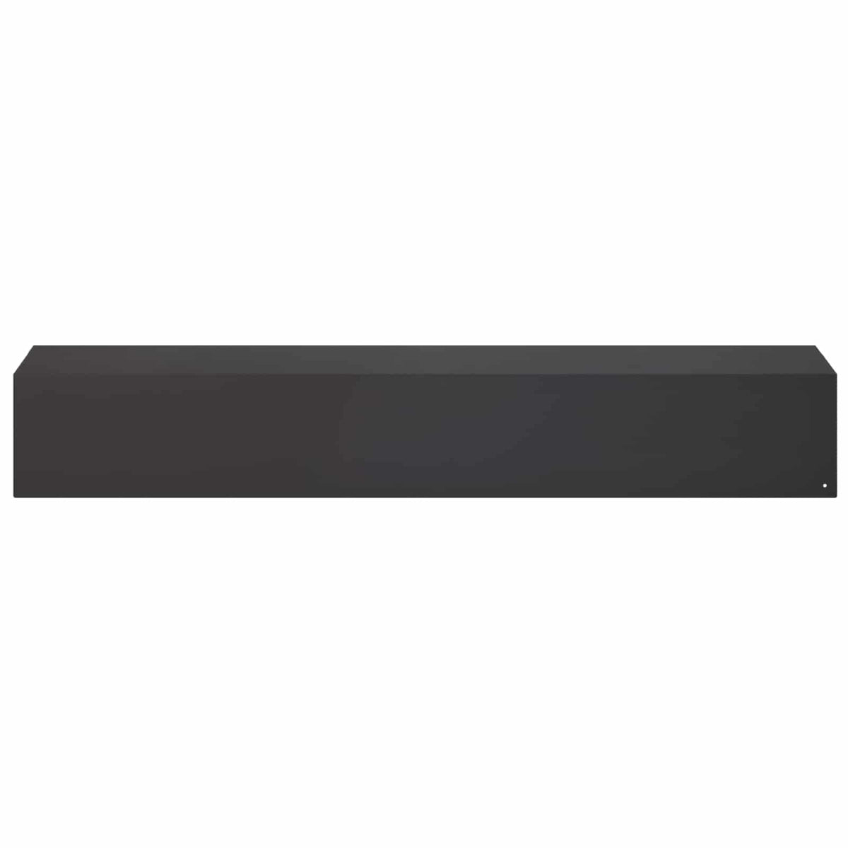 vidaXL Profil nakładkowy ogrodowy 10 szt. 100 x 20 x 15 cm Stal Czarny