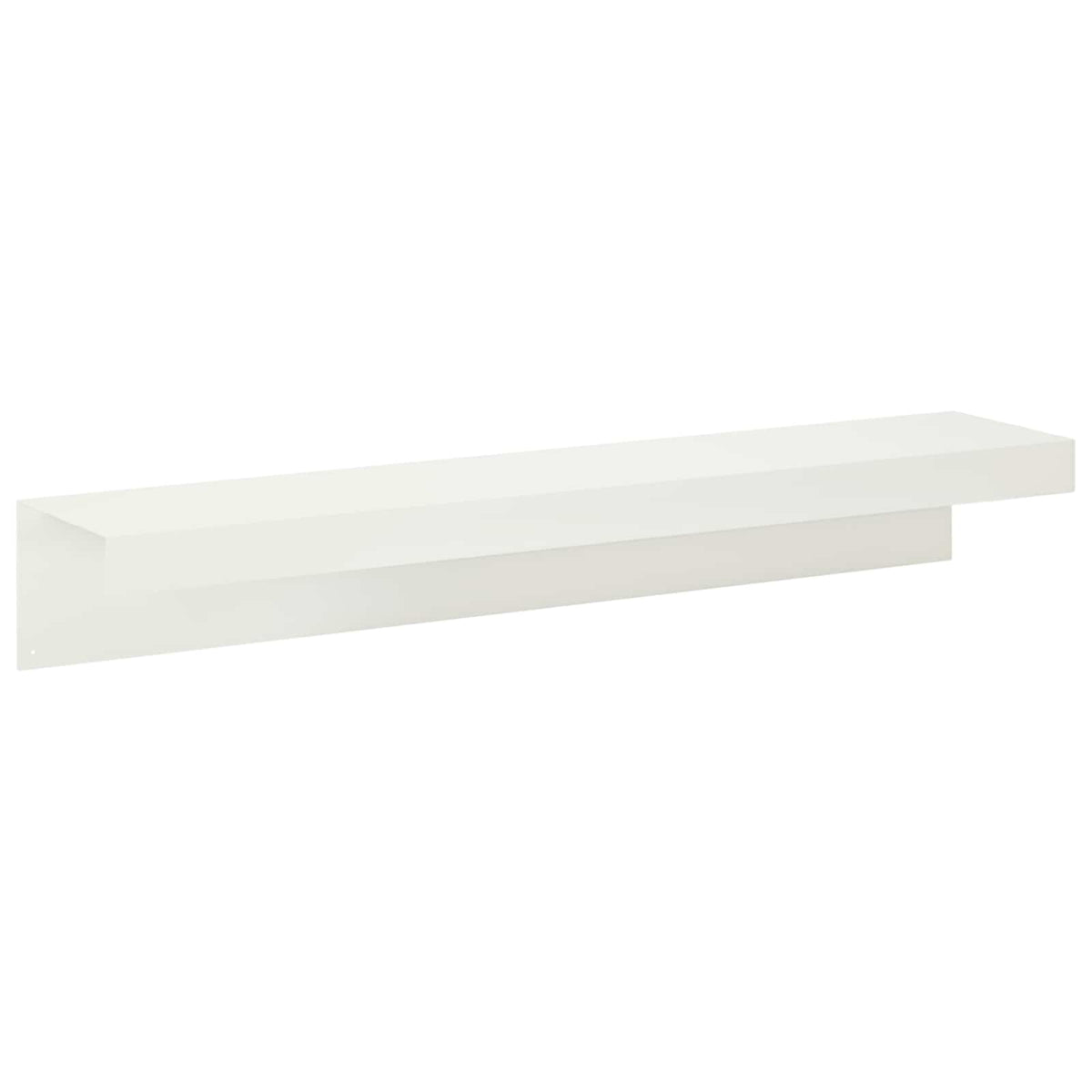 vidaXL Profil nakładkowy ogrodowy 10 szt. 100 x 20 x 15 cm Stal Biały