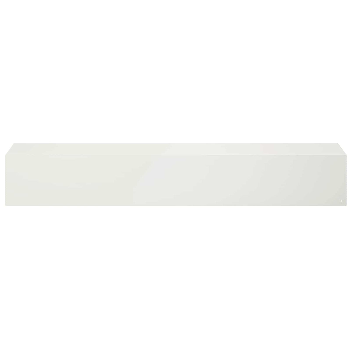 vidaXL Profil nakładkowy ogrodowy 10 szt. 100 x 20 x 15 cm Stal Biały