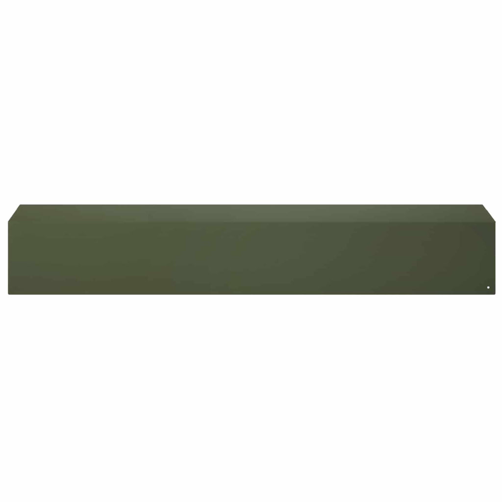 vidaXL Profil nakładkowy ogrodowy 2 szt. 100 x 20 x 15 cm Stal