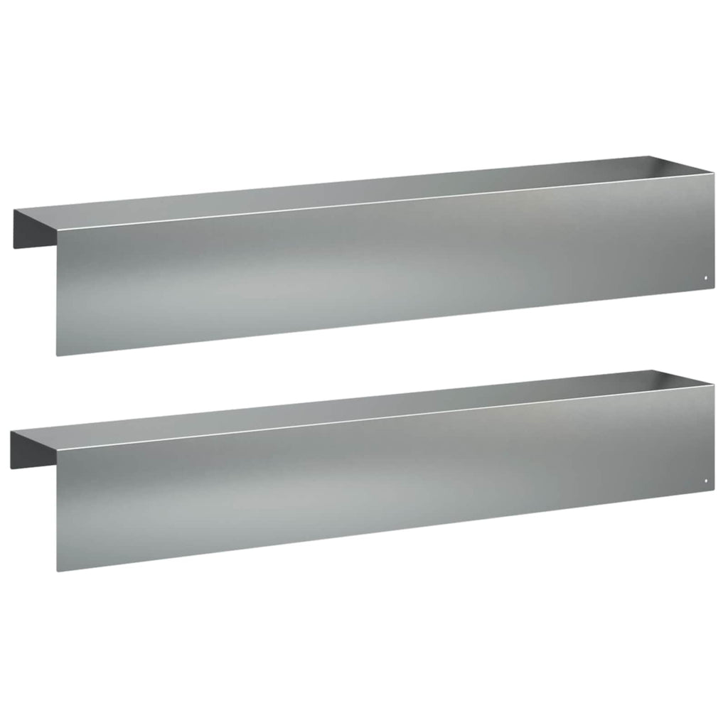 vidaXL Profil nakładkowy ogrodowy 2 szt. 100 x 20 x 15 cm