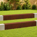 vidaXL Profil nakładkowy ogrodowy 2 szt. 100 x 20 x 15 cm