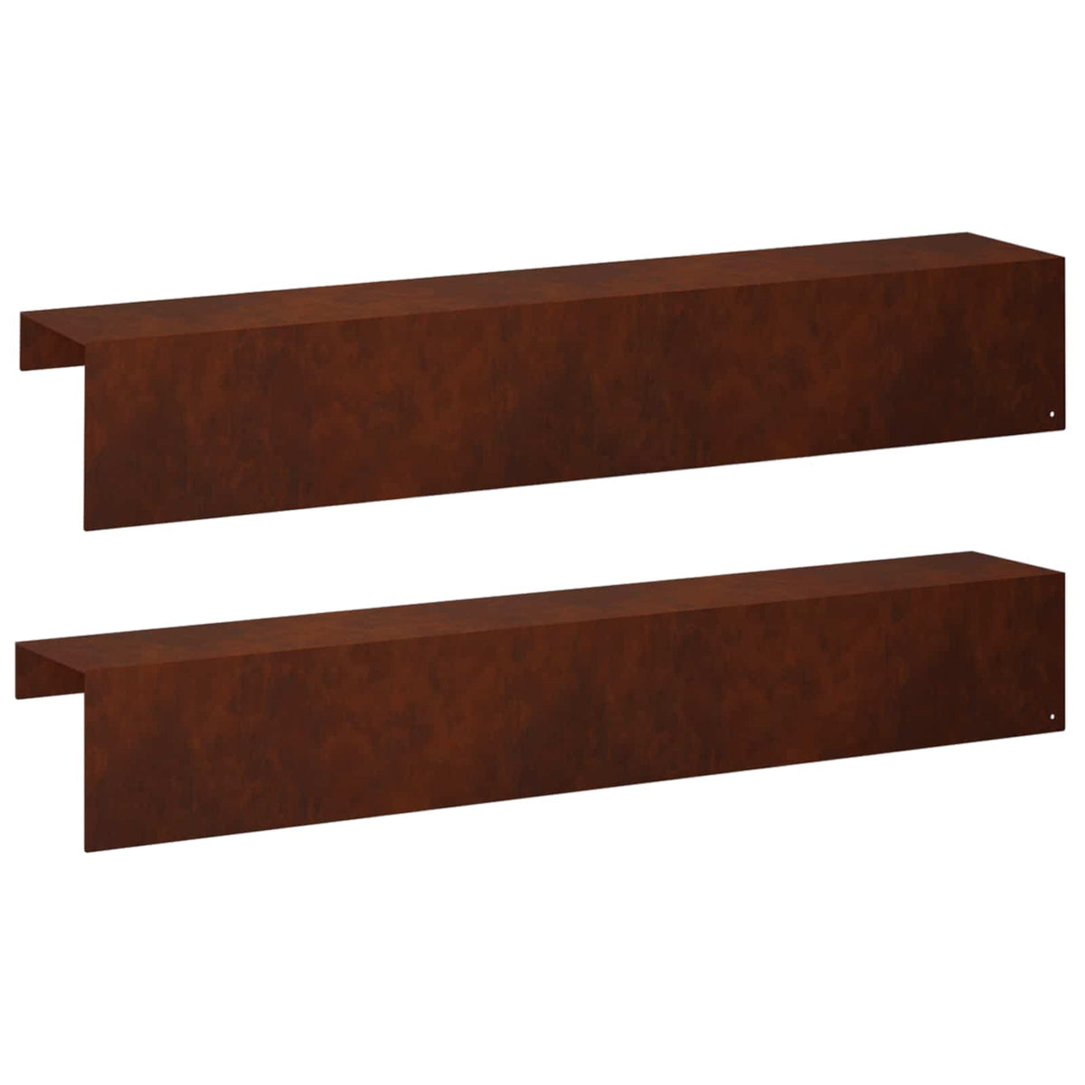 vidaXL Profil nakładkowy ogrodowy 2 szt. 100 x 20 x 15 cm