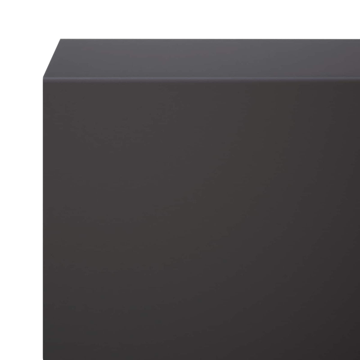 vidaXL Profil nakładkowy ogrodowy 2 szt. 100 x 5 x 5 cm Stal Czarny