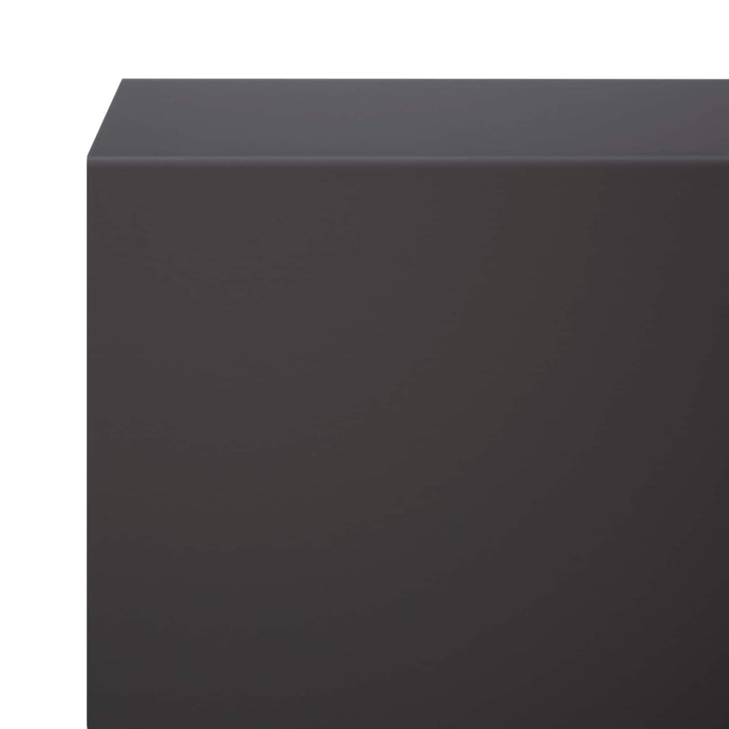 vidaXL Profil nakładkowy ogrodowy 20 szt. 100 x 5 x 5 cm Stal Czarny