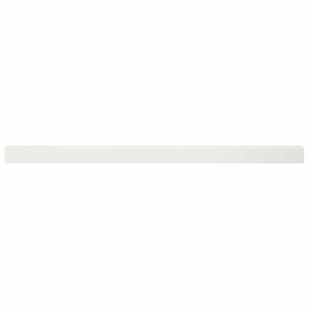vidaXL Profil nakładkowy ogrodowy 2 szt. 100 x 5 x 5 cm Stal Biały