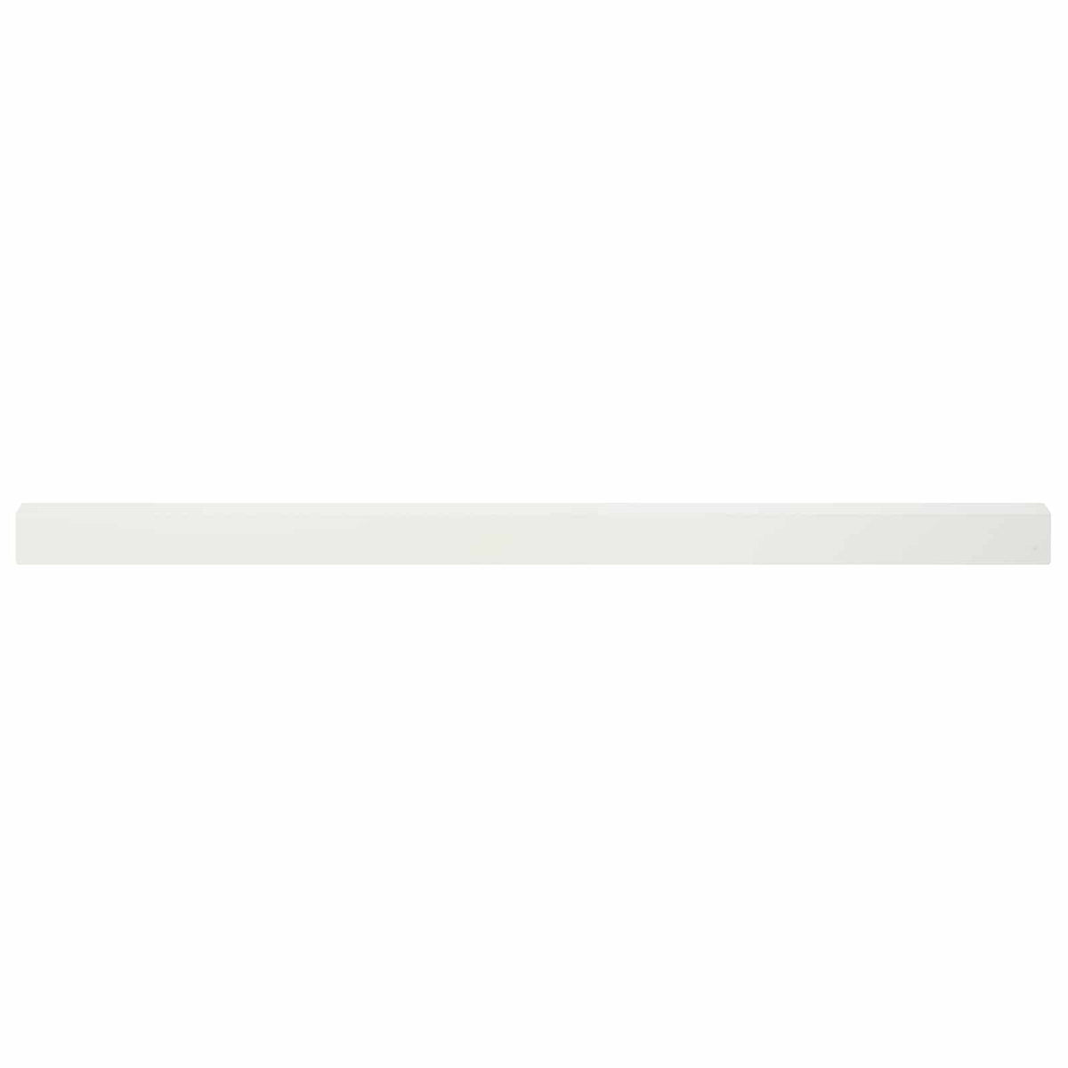 vidaXL Profil nakładkowy ogrodowy 2 szt. 100 x 5 x 5 cm Stal Biały