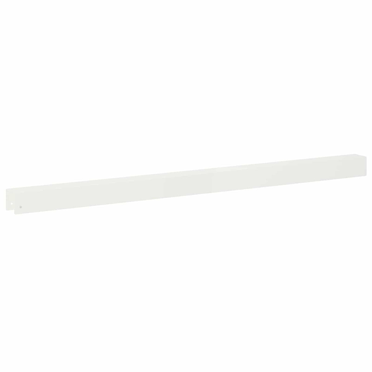 vidaXL Profil nakładkowy ogrodowy 10 szt. 100 x 5 x 5 cm Stal Biały