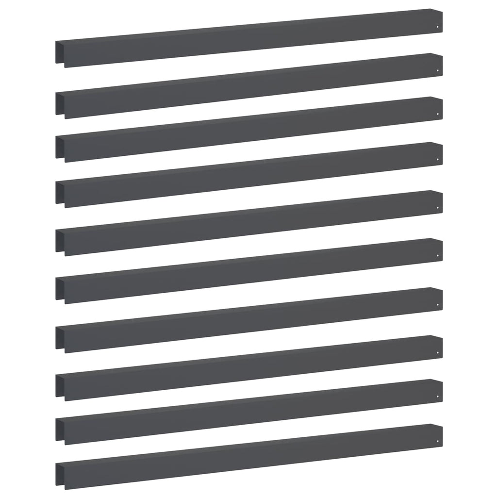 vidaXL Profil nakładkowy ogrodowy 10 szt. 100 x 5 x 5 cm Stal