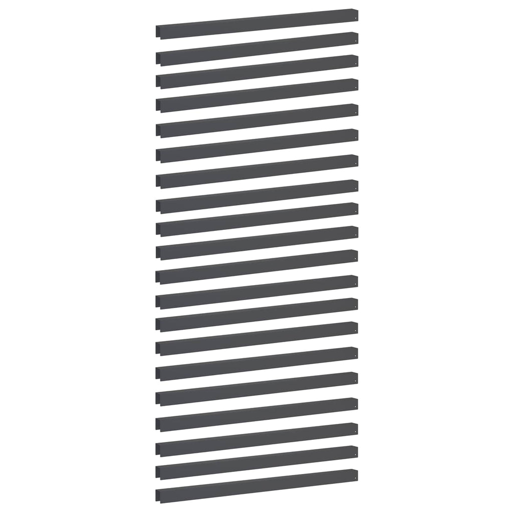 vidaXL Profil nakładkowy ogrodowy 20 szt. 100 x 5 x 5 cm Stal
