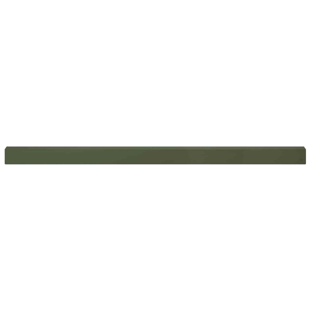 vidaXL Profil nakładkowy ogrodowy 10 szt. 100 x 5 x 5 cm Stal