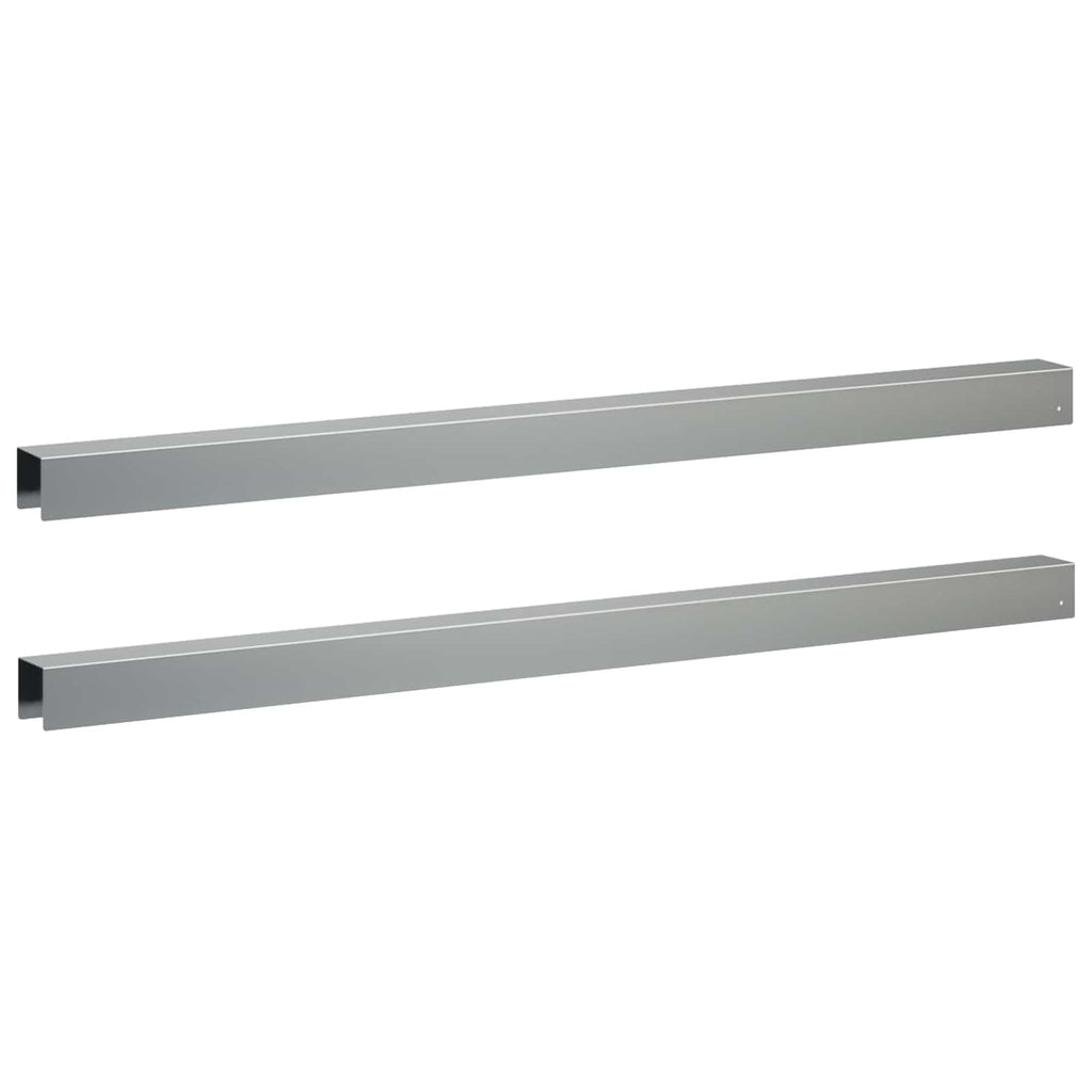 vidaXL Profil nakładkowy ogrodowy 2 szt. 100 x 5 x 5 cm