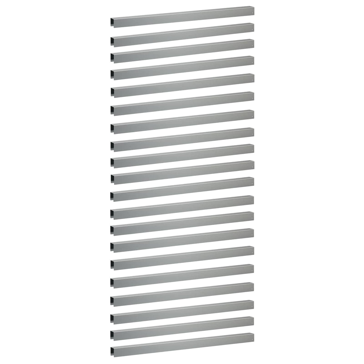 vidaXL Profil nakładkowy ogrodowy 20 szt. 100 x 5 x 5 cm