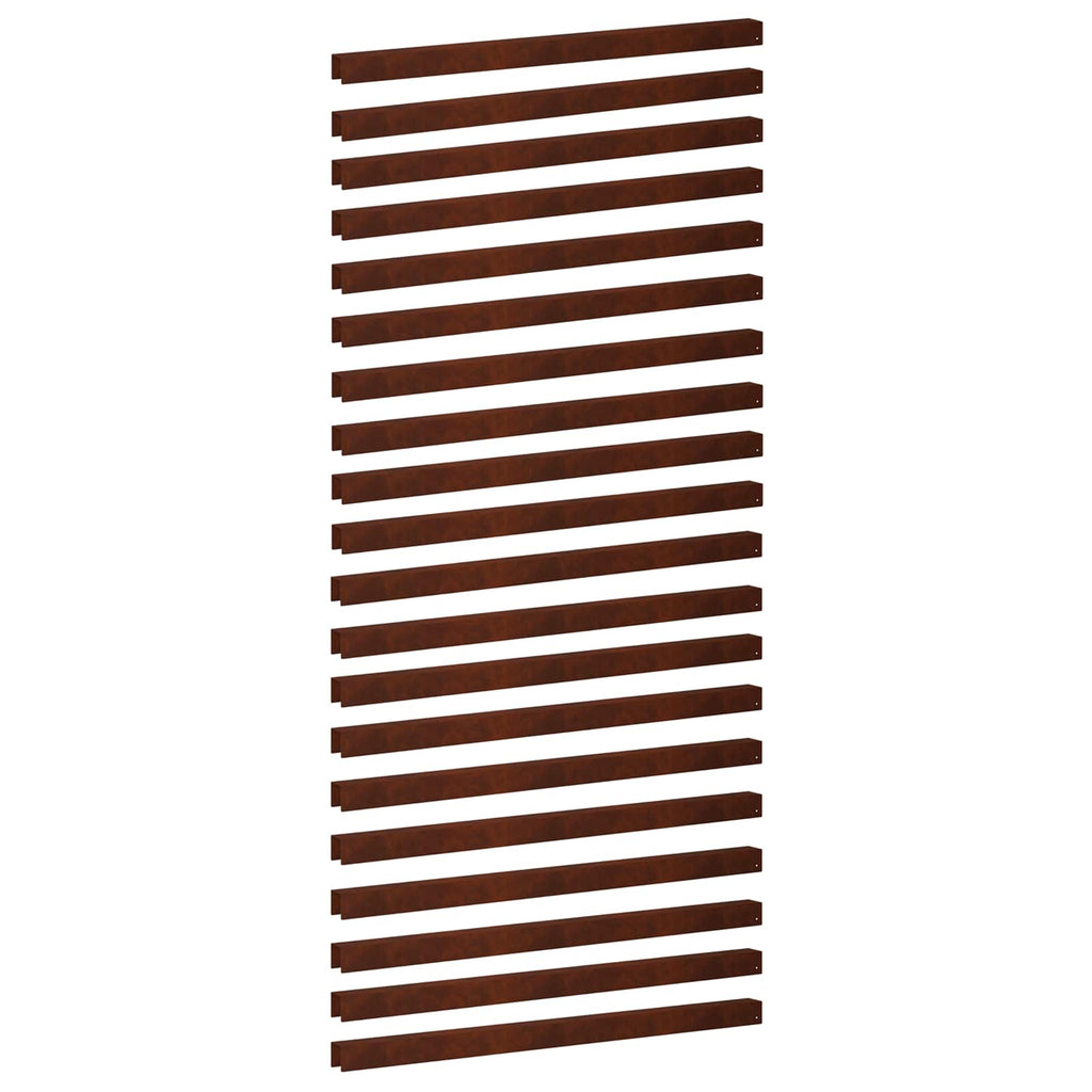 vidaXL Profil nakładkowy ogrodowy 20 szt. 100 x 5 x 5 cm