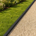 vidaXL Profil nakładkowy ogrodowy 20 szt. 100 x 6 x 5 cm Stal Czarny