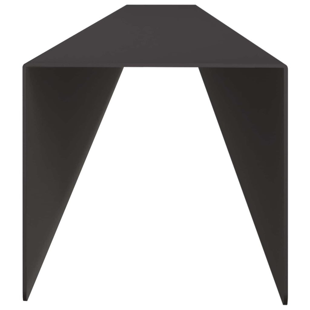 vidaXL Profil nakładkowy ogrodowy 10 szt. 100 x 6 x 5 cm Stal Czarny