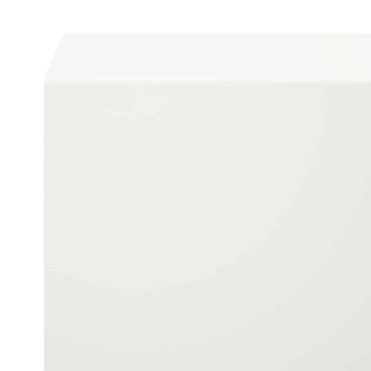 vidaXL Profil nakładkowy ogrodowy 2 szt. 100 x 6 x 5 cm Stal Biały