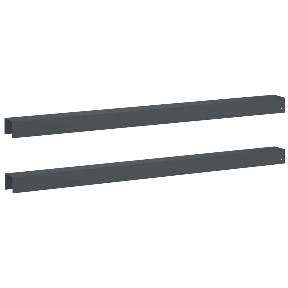 vidaXL Profil nakładkowy ogrodowy 2 szt. 100 x 6 x 5 cm Stal