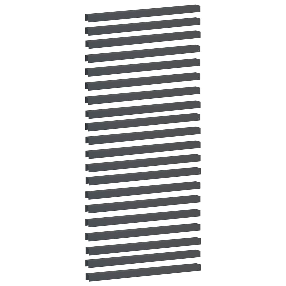 vidaXL Profil nakładkowy ogrodowy 20 szt. 100 x 6 x 5 cm Stal