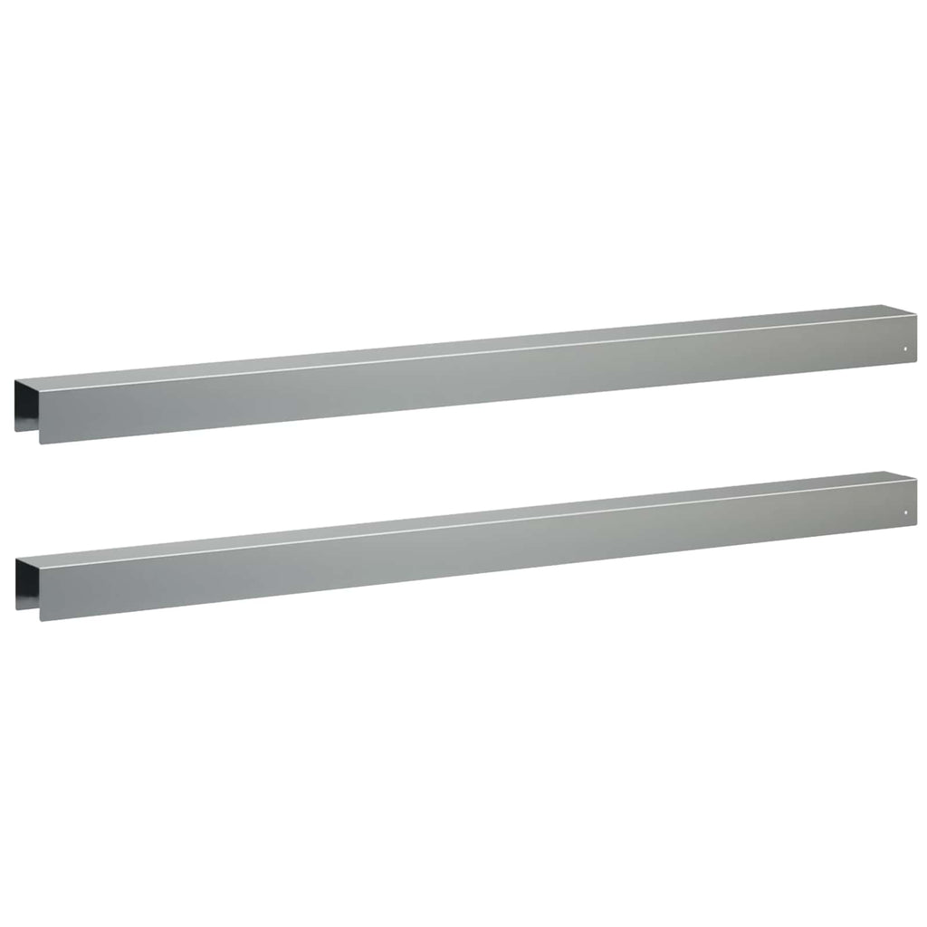 vidaXL Profil nakładkowy ogrodowy 2 szt. 100 x 6 x 5 cm