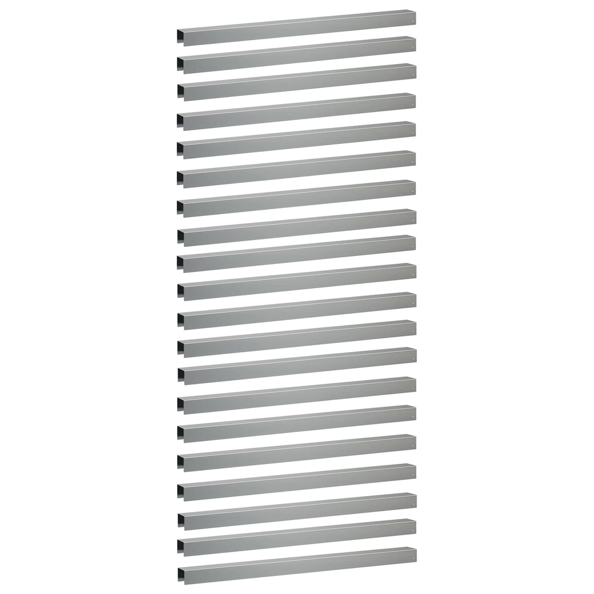 vidaXL Profil nakładkowy ogrodowy 20 szt. 100 x 6 x 5 cm