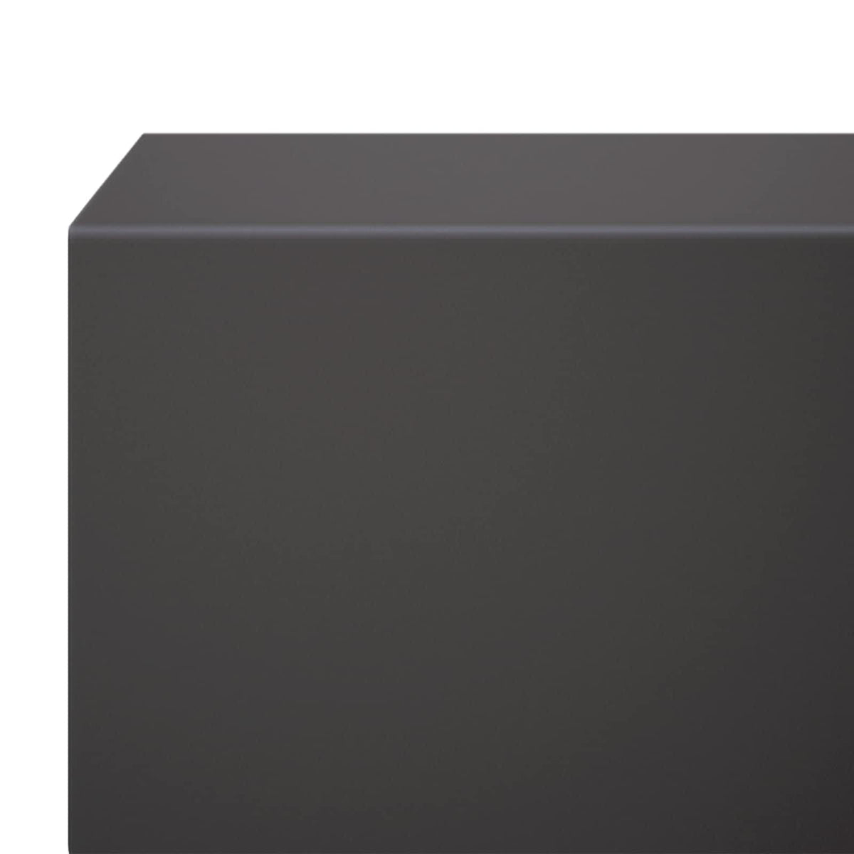 vidaXL Profil nakładkowy ogrodowy 2 szt. 100 x 10 x 5 cm Stal Czarny