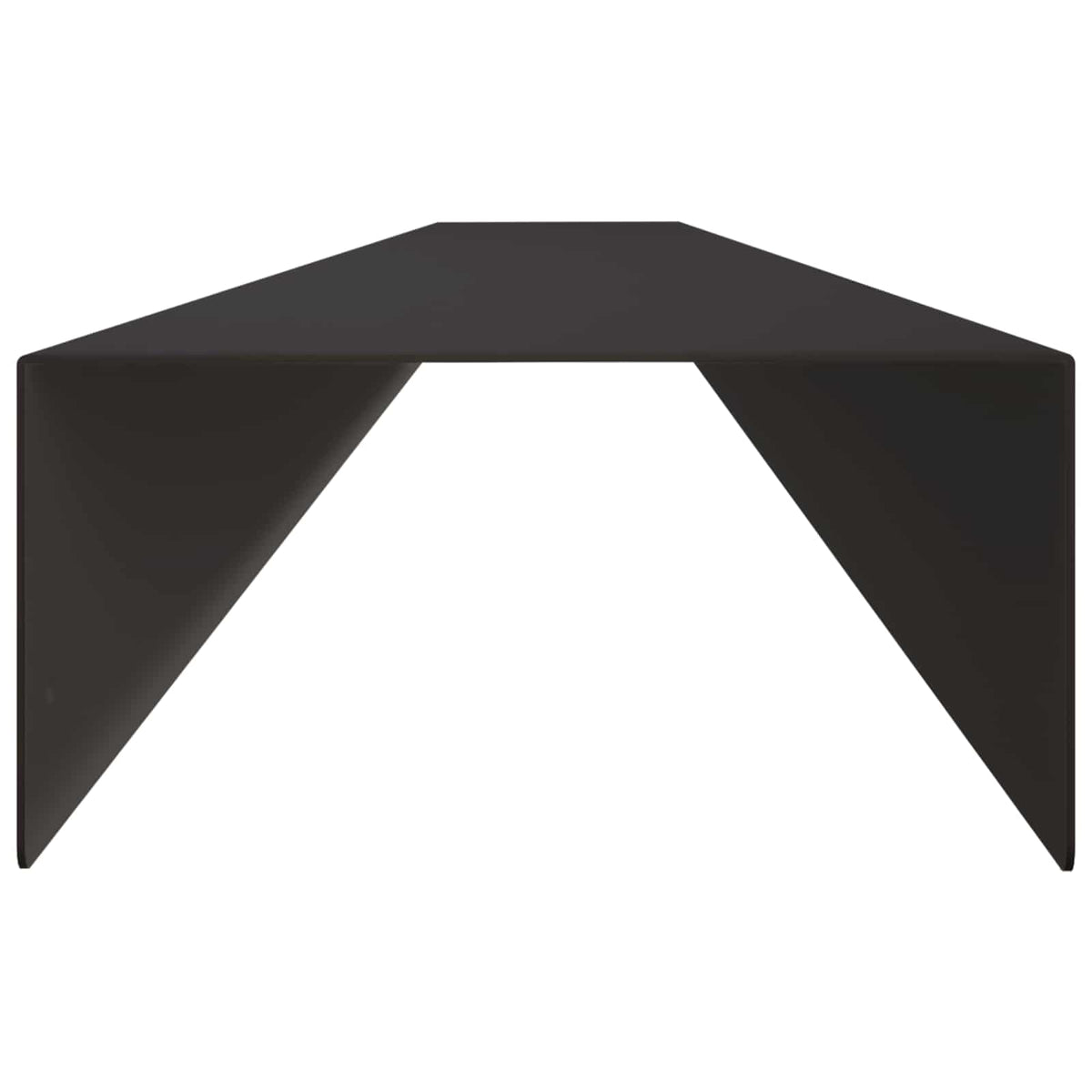 vidaXL Profil nakładkowy ogrodowy 2 szt. 100 x 10 x 5 cm Stal Czarny